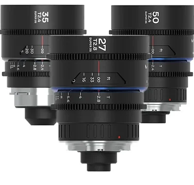 Nanomorph 1.5X Anamorphic 27mm T2.8 / 35mm T2.4 / 50mm T2.4 (PL/EF)